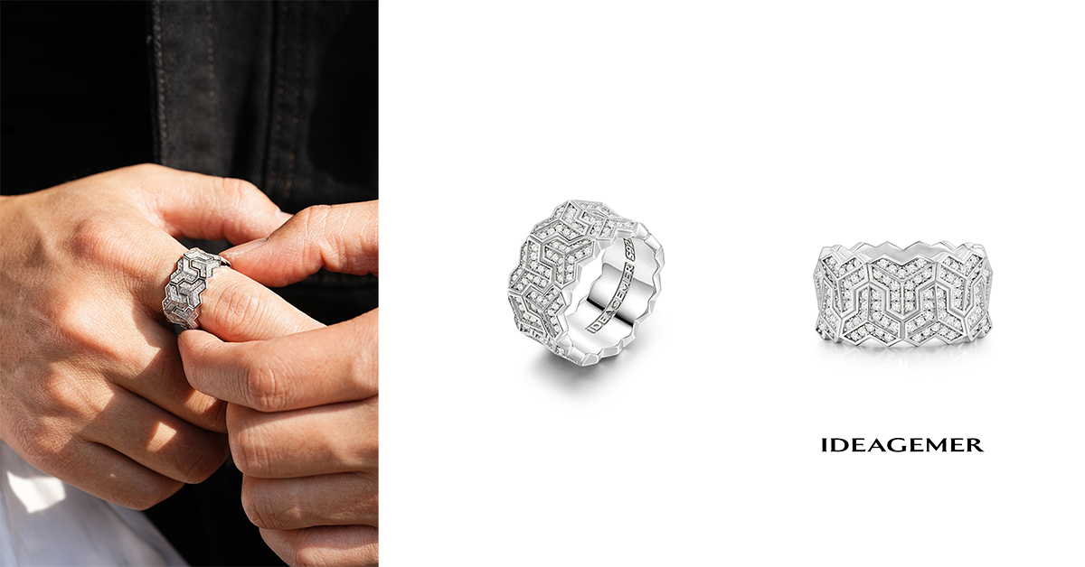 The Art of Men’s Sterling Silver Rings – Exploring the Craftsmanship of the Burst Iced Double Row Armor Ring