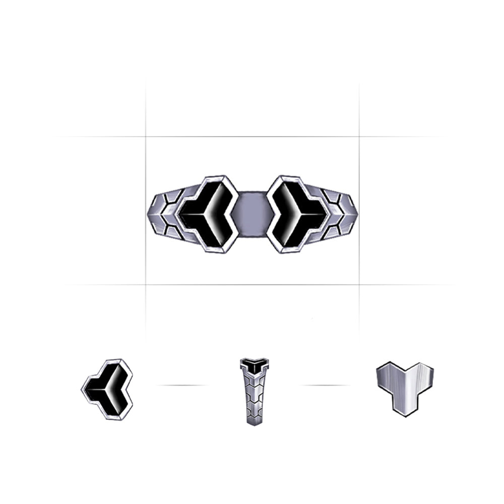 Original Design Versatile Sterling Silver Armor Rings