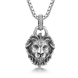 Vintage Lion Sterling Silver Pendants