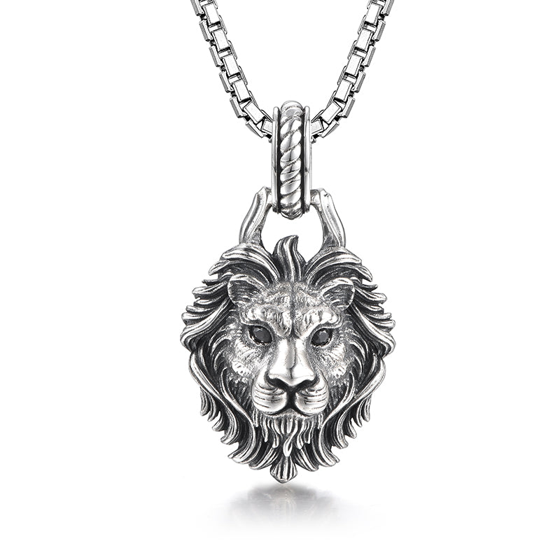 Vintage Lion Sterling Silver Pendants