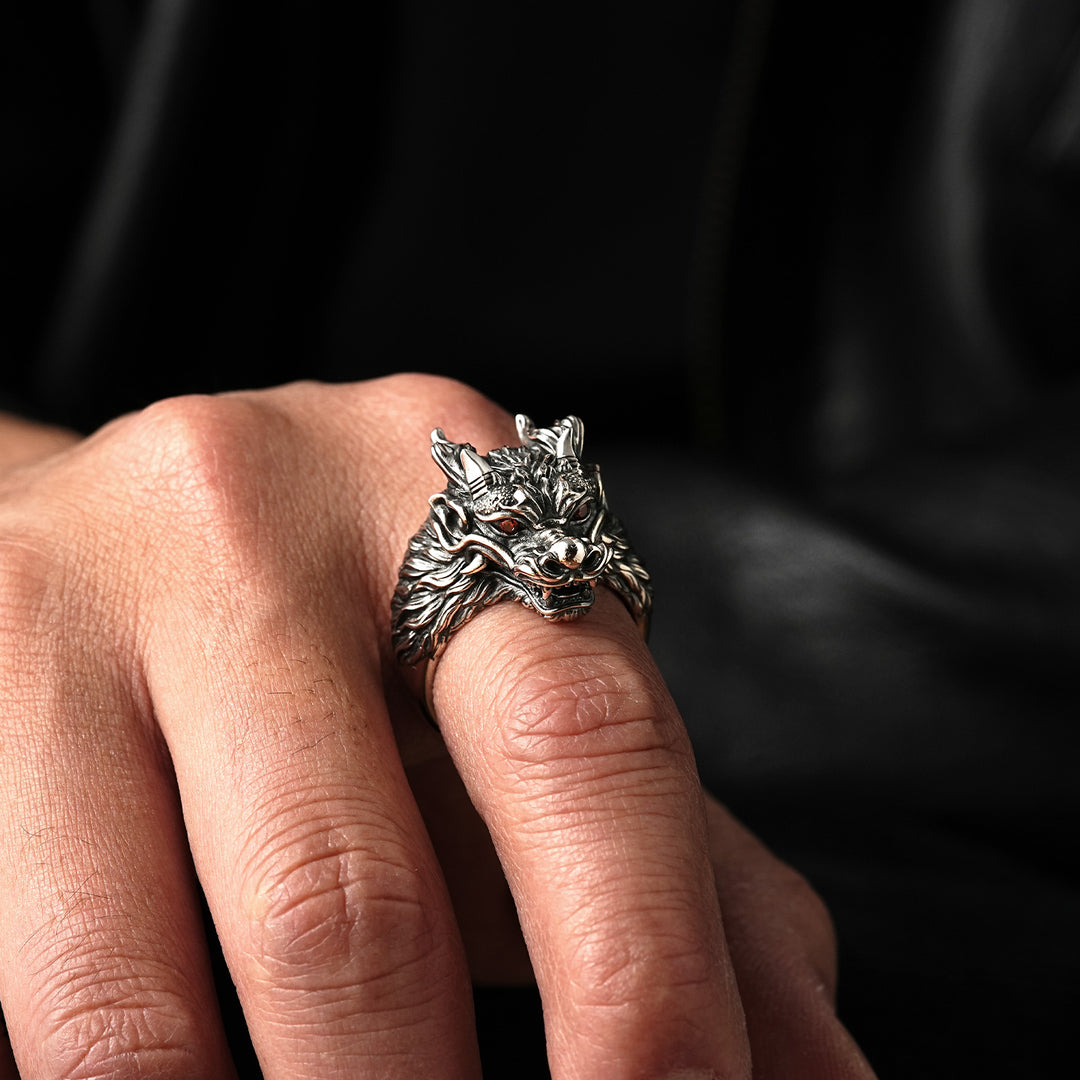 Vintage Dragon Head Ring