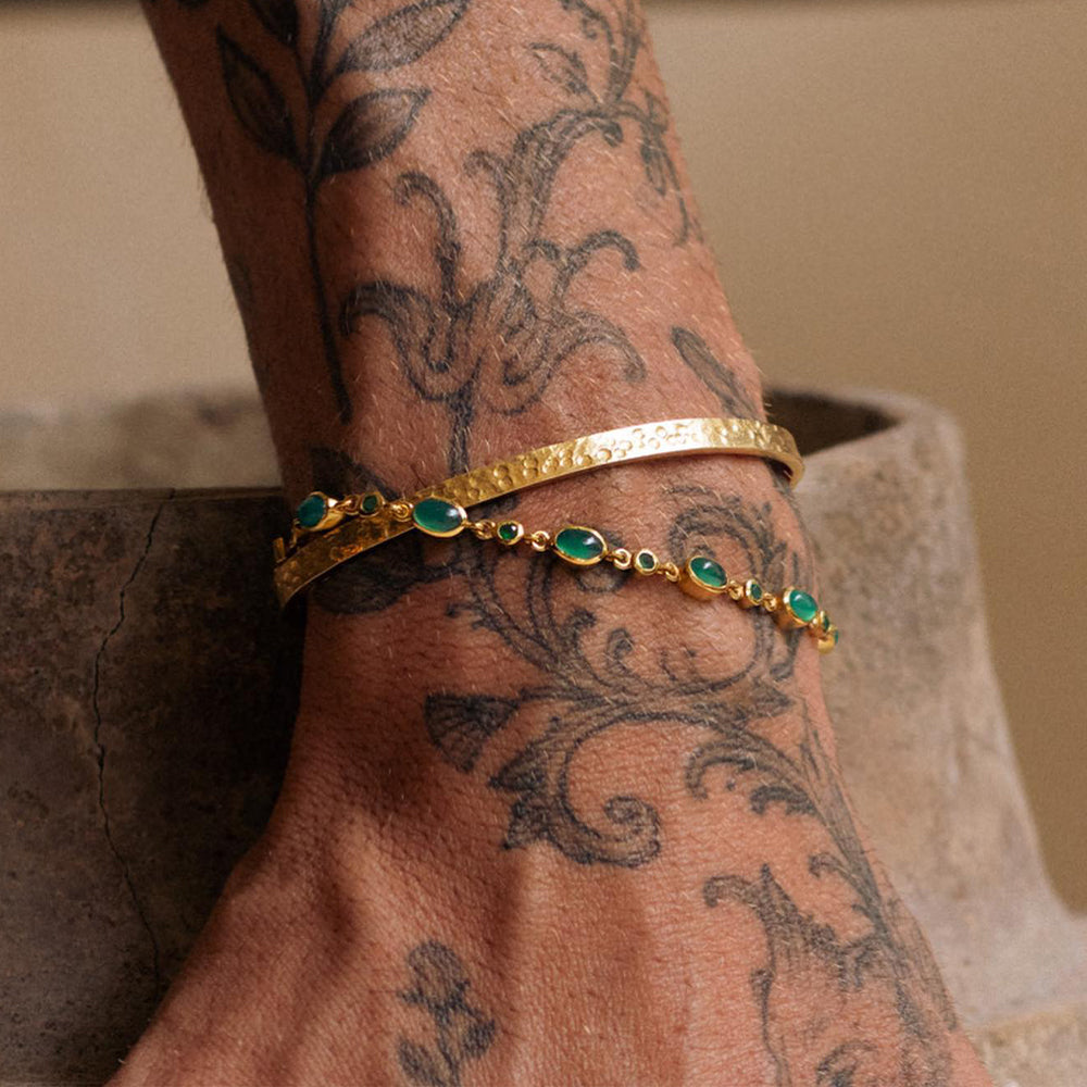 Golden Time Jade Bracelet