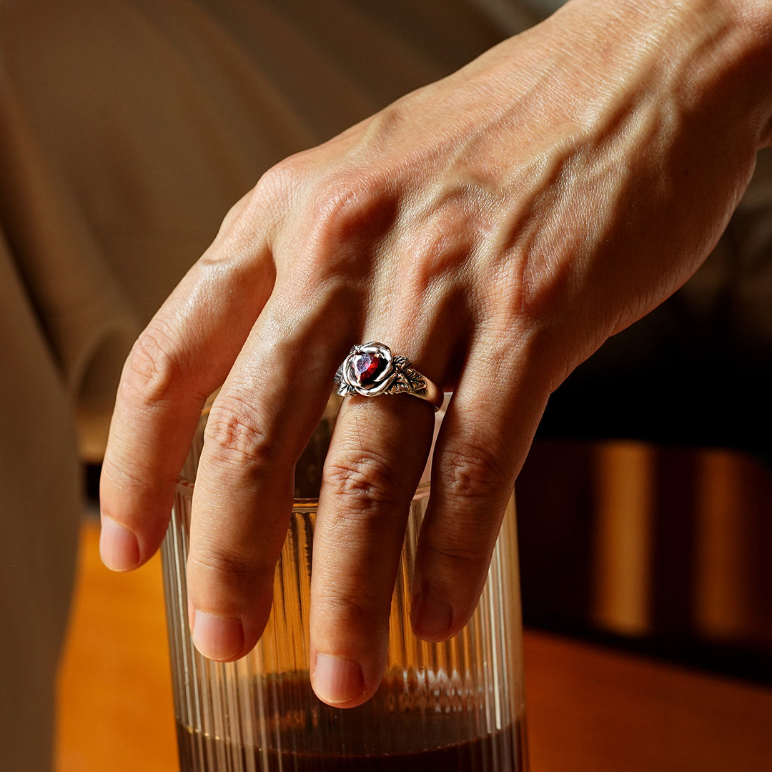 Vintage Blossom Rose Ring