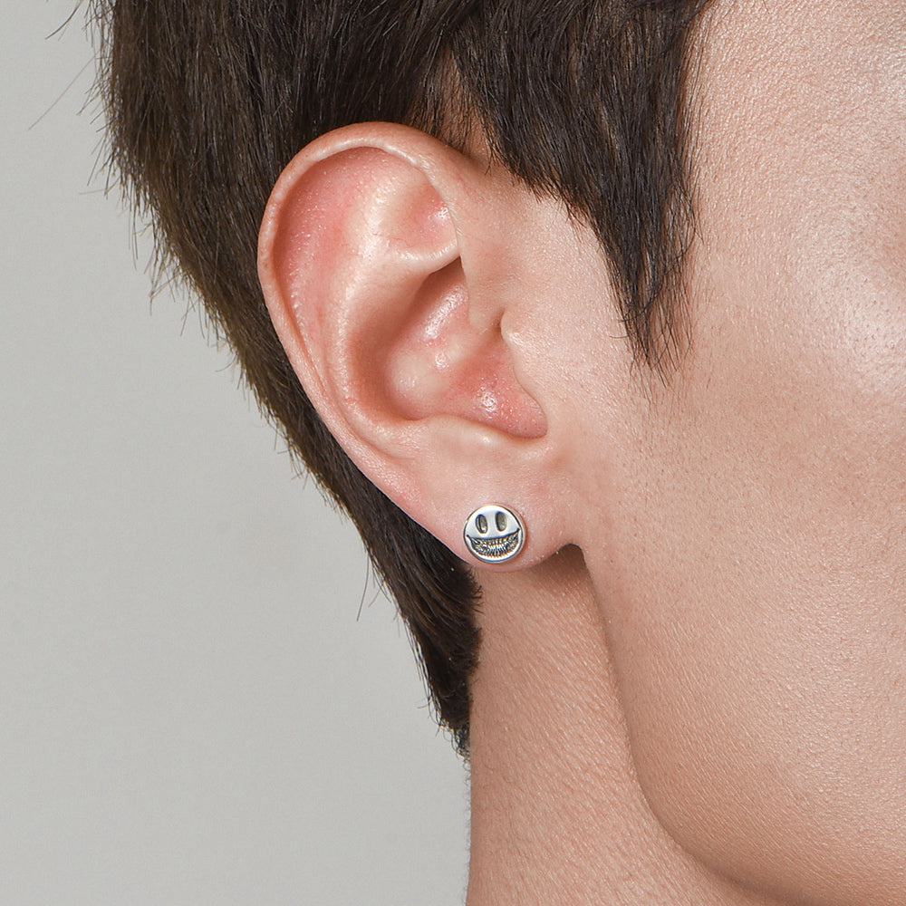 The Smiley Face Stud Earrings