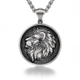 Sterling Silver Lion Vintage Pendants