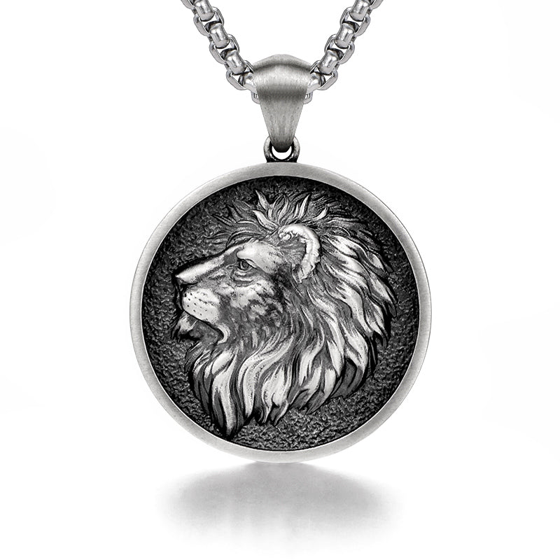 Sterling Silver Lion Vintage Pendants