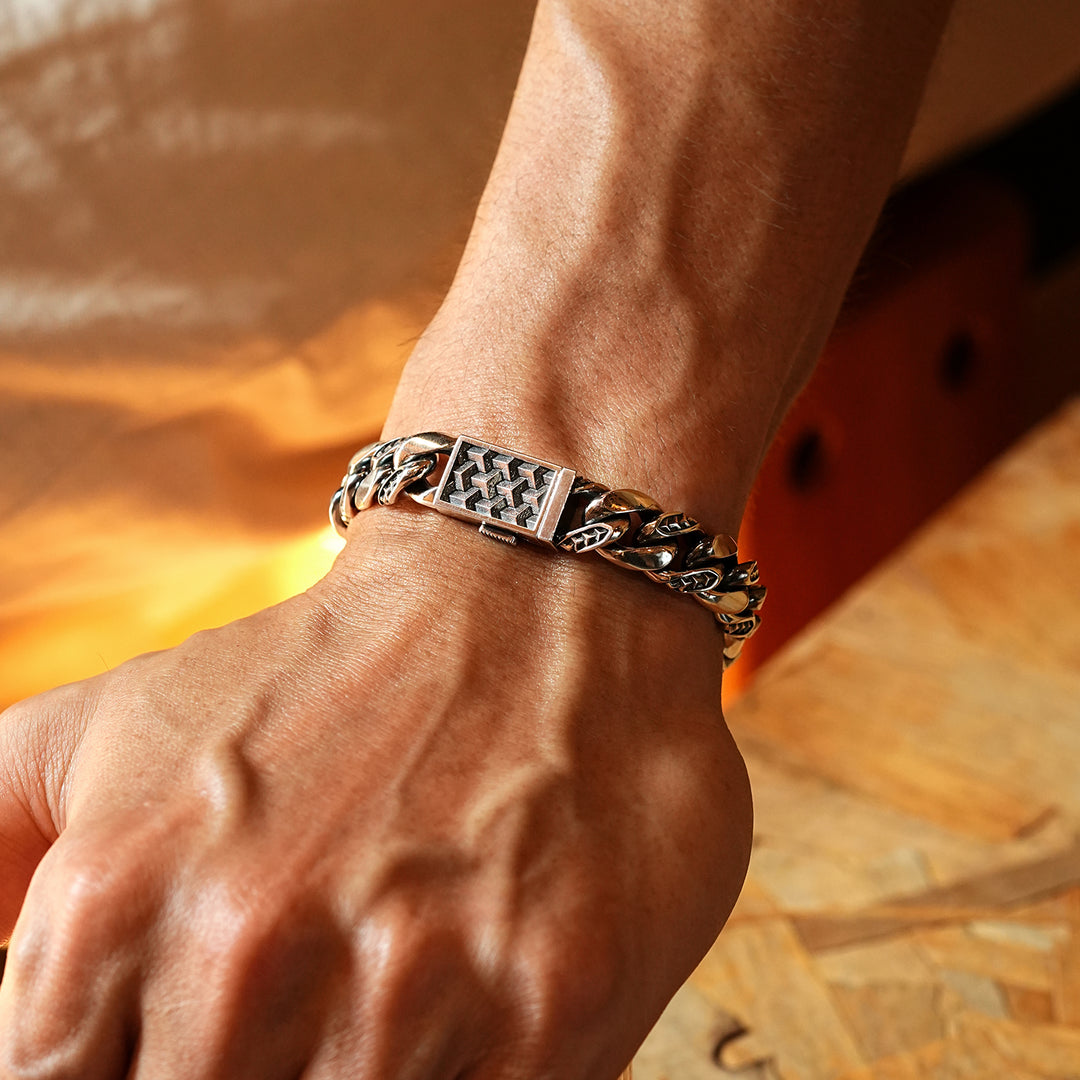 Vintage Armor Cuban Link Bracelet