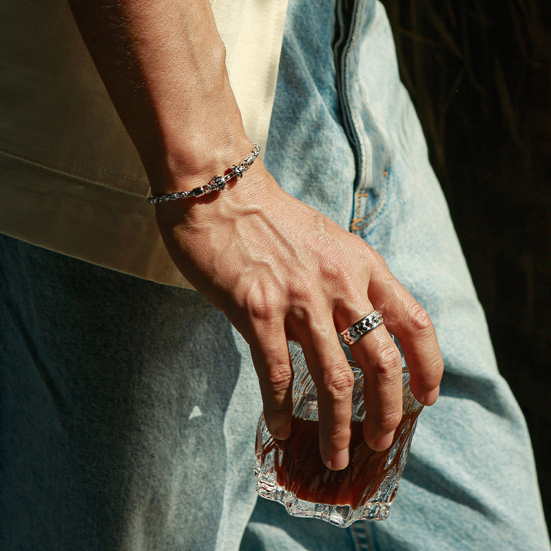 Dumbbell Rope Chain Bracelet