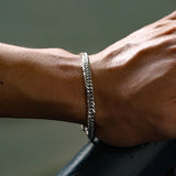 Sterling Silver Hip Hop Cuban Bracelets