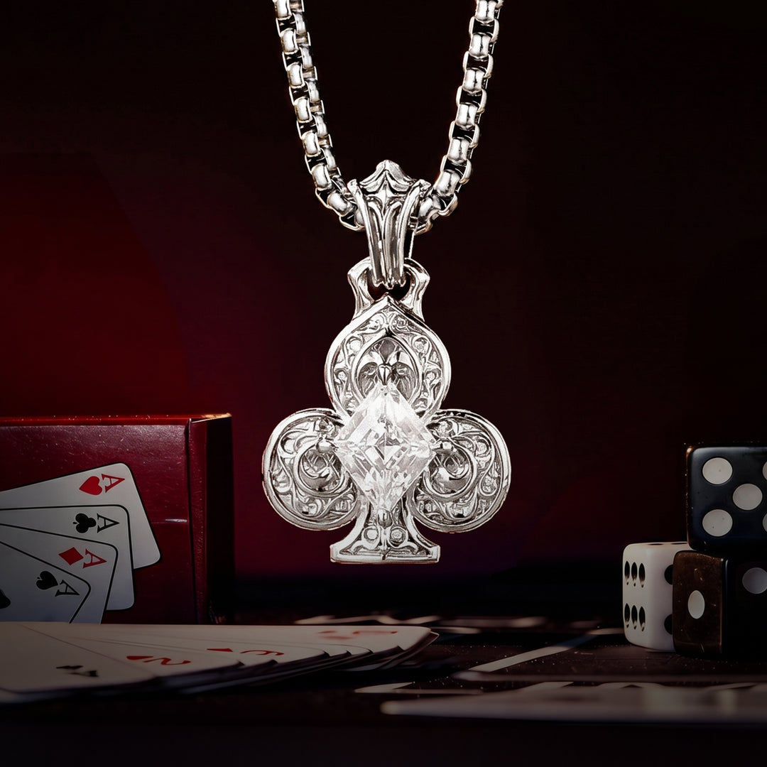 Lozenge Club Suit Pendant
