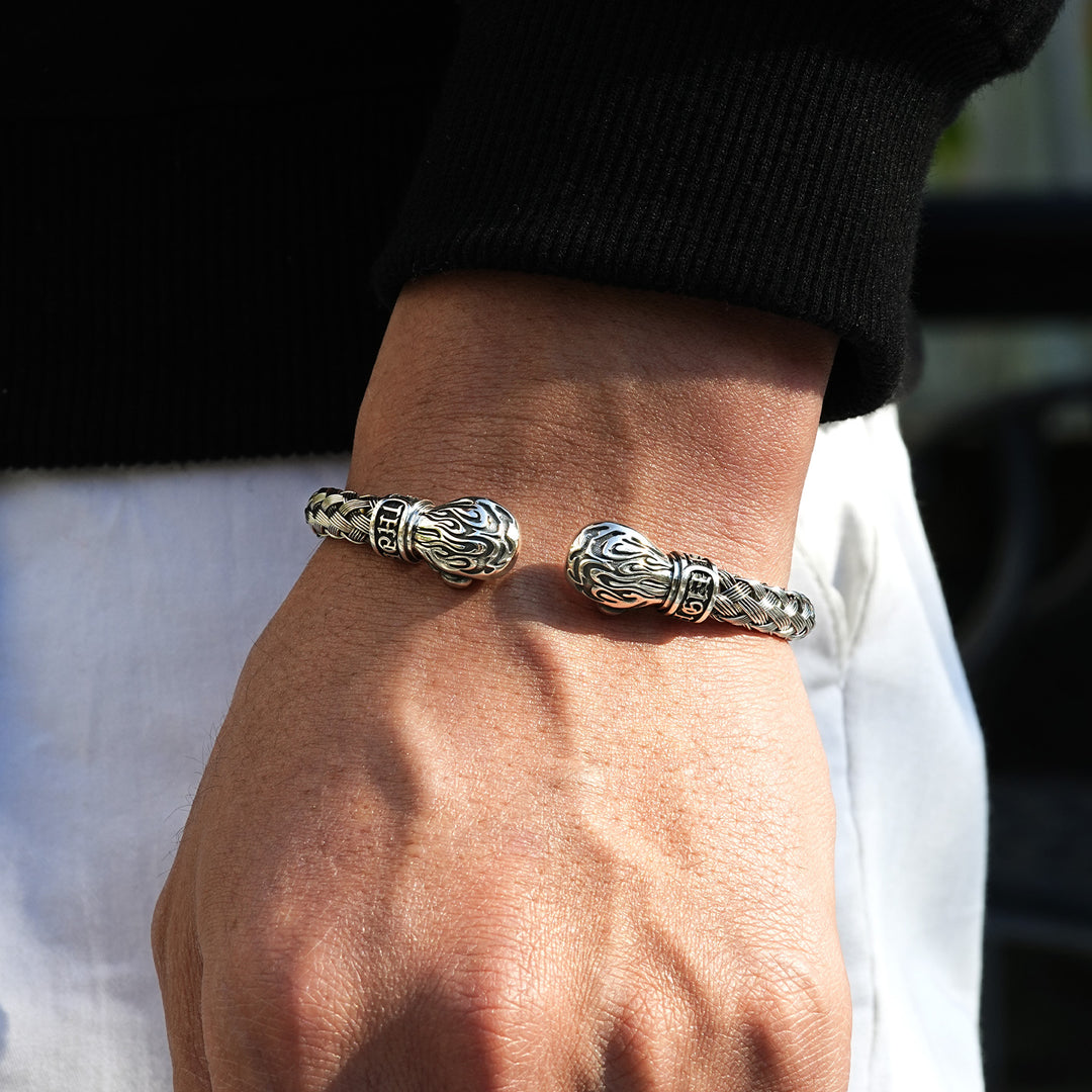 Vintage Boxing Glove Weaved Bangle Bracelet