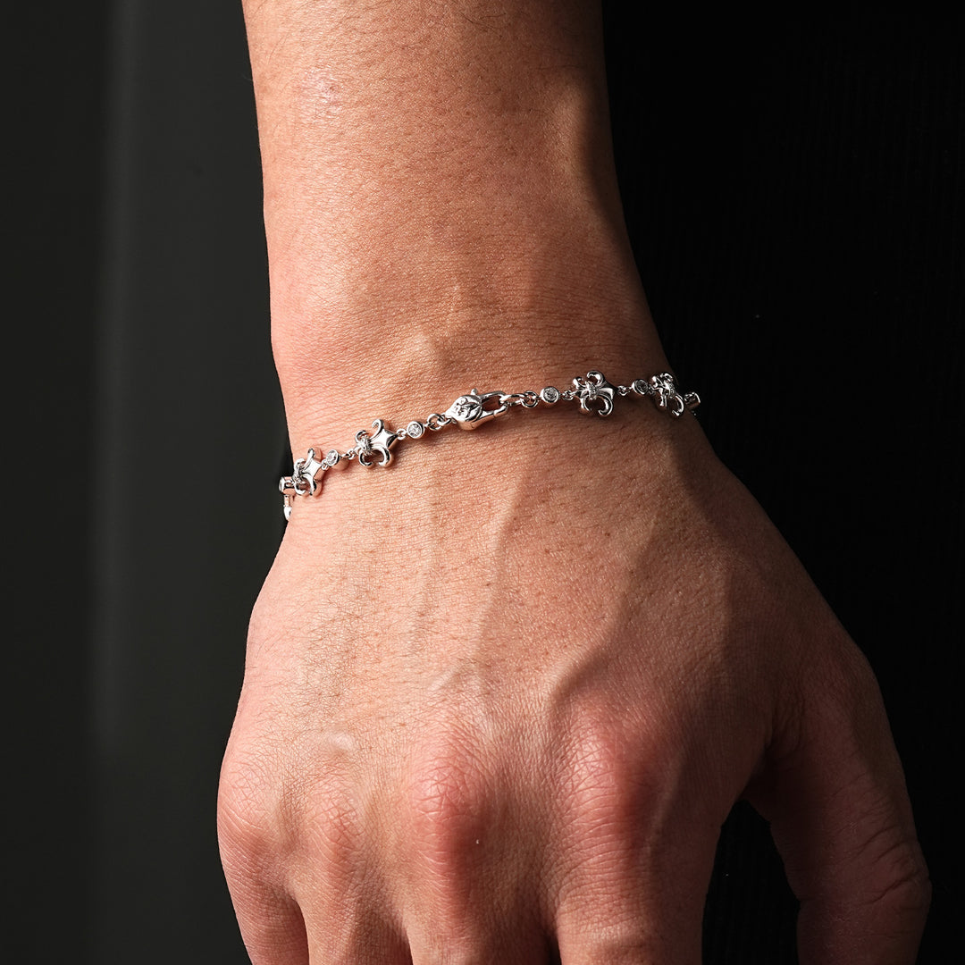 Fleur De Lis Heritage Link Bracelet