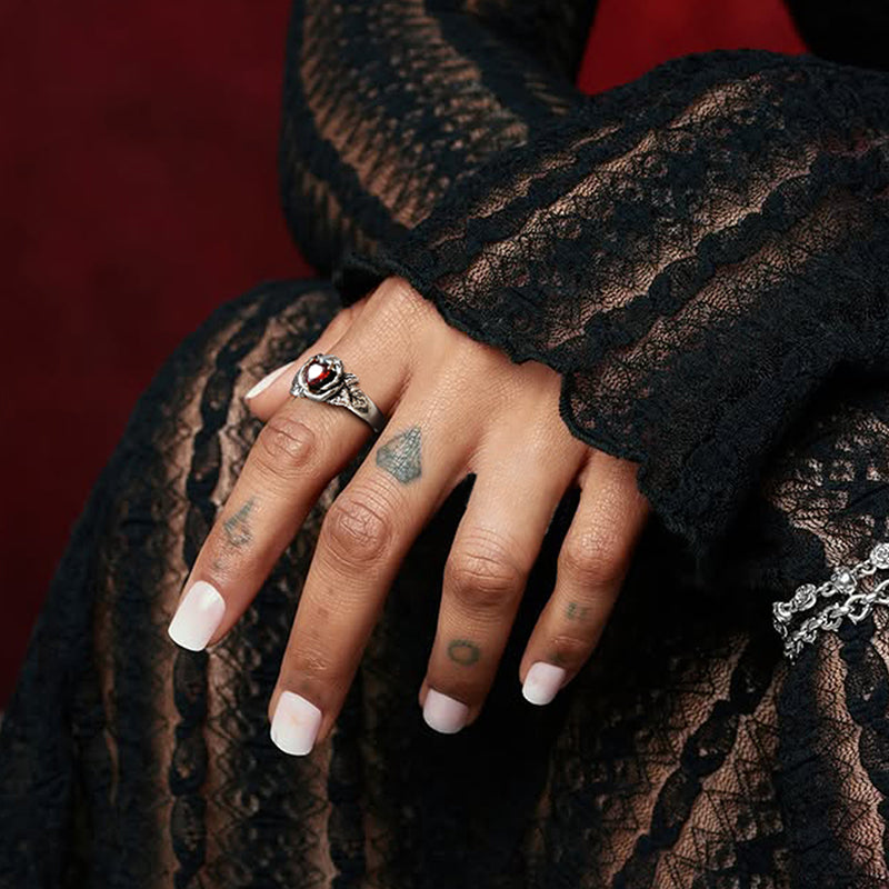 Vintage Blossom Rose Ring