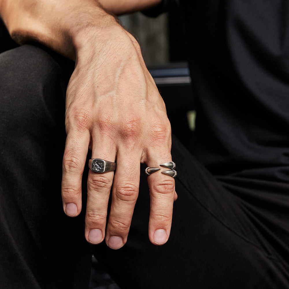 Vintage Dragon Claw Ring