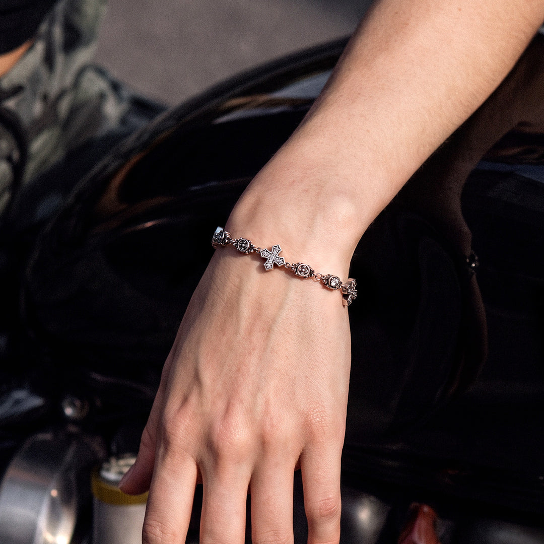 Vintage Heritage Cross Bracelet