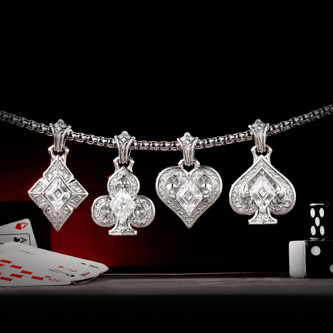 Lozenge Diamond Suit Pendant