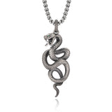 Spirit Silver Snake Pendant