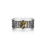 Original Design Horus Eye Of God Sterling Silver Rings