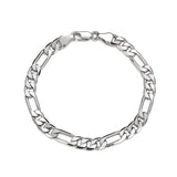 Sterling Silver Figaro Hip Hop Bracelets