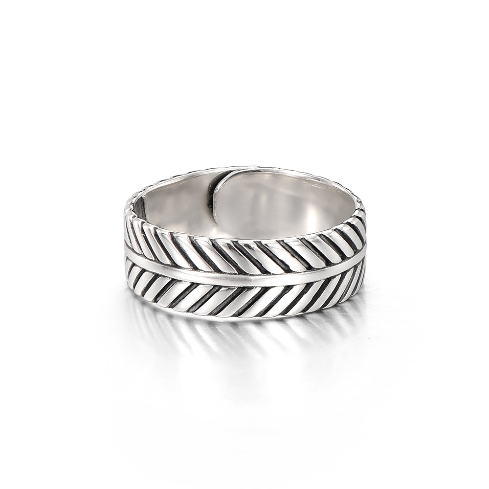 Vintage Wing Feather Ring