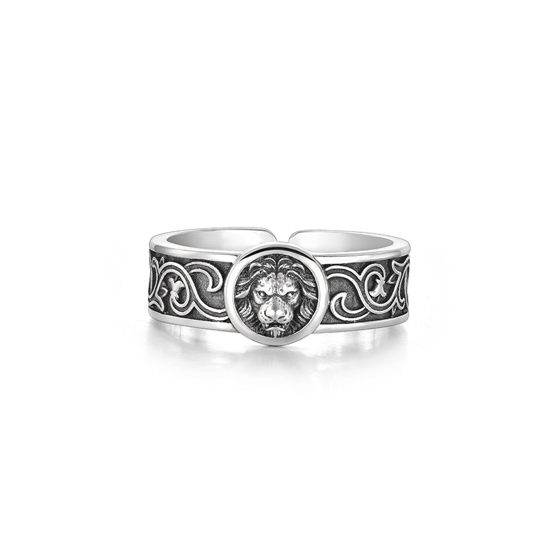 Lion Sterling Silver Vintage Rings