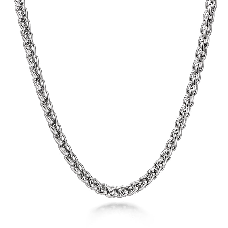 4 mm Braided Hollow Wheat Link Chain