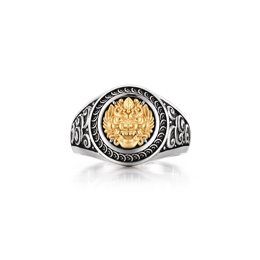 Vintage Ancient Protector Pixiu Signet Ring