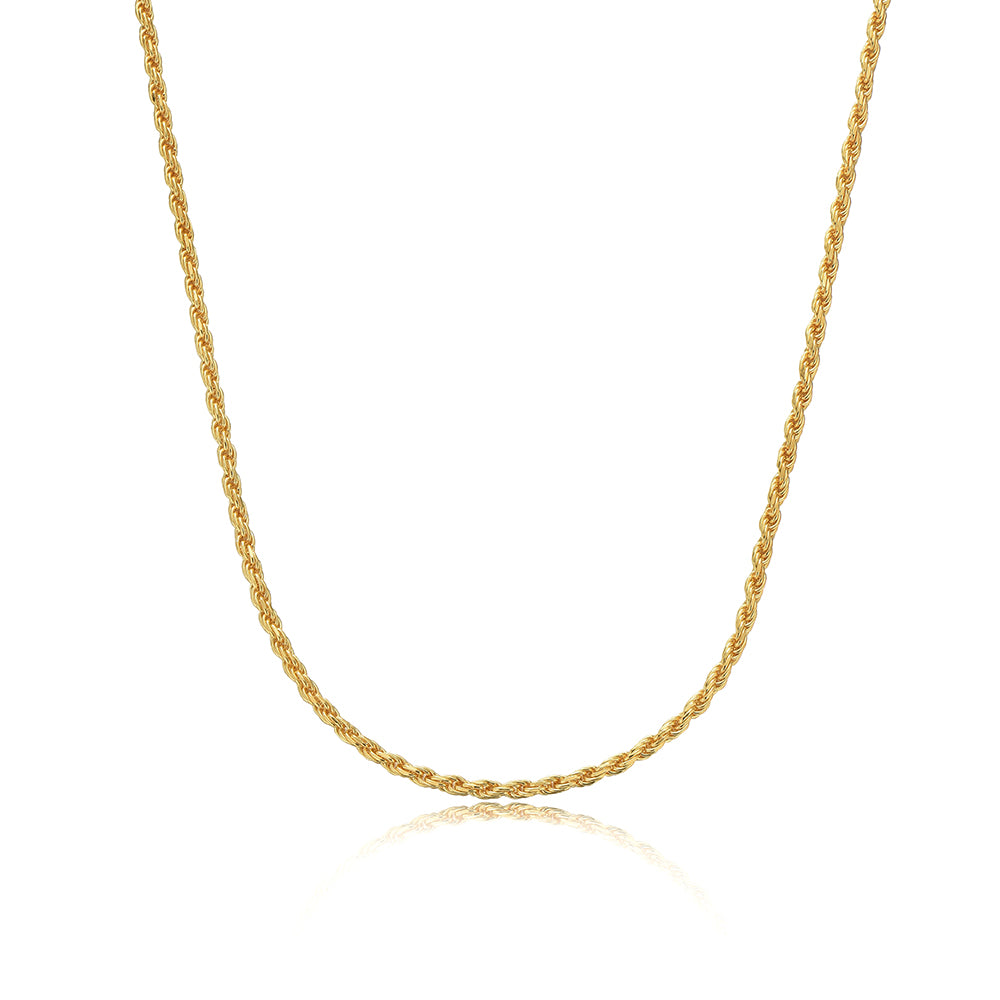 3mm Sterling Silver Rope Chain