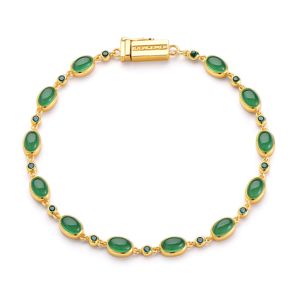 Golden Time Jade Bracelet