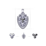 Original Design Armor Sterling Silver Pendants