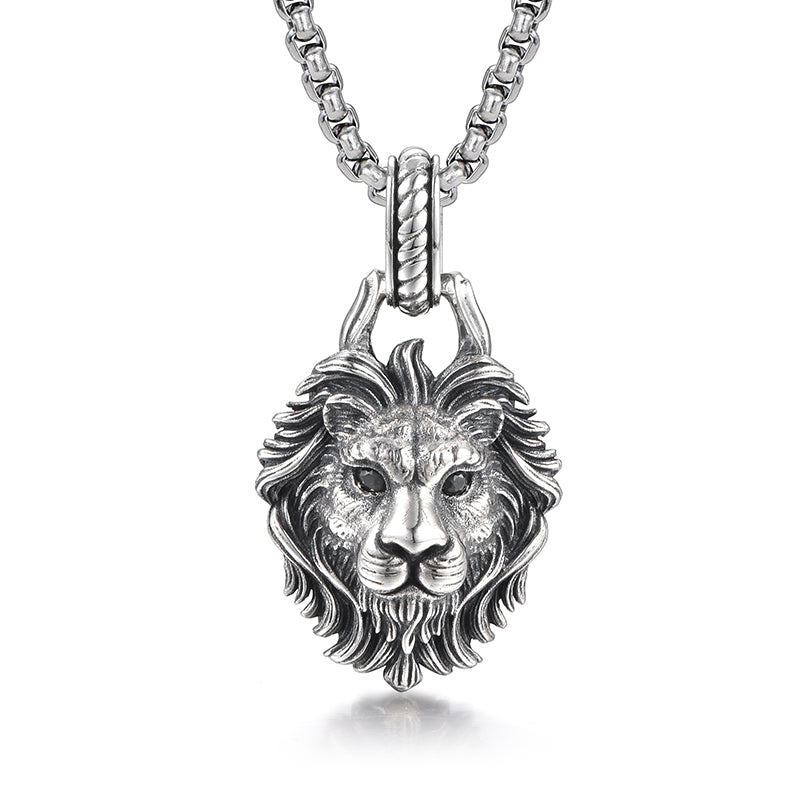 Vintage Lion Sterling Silver Pendants