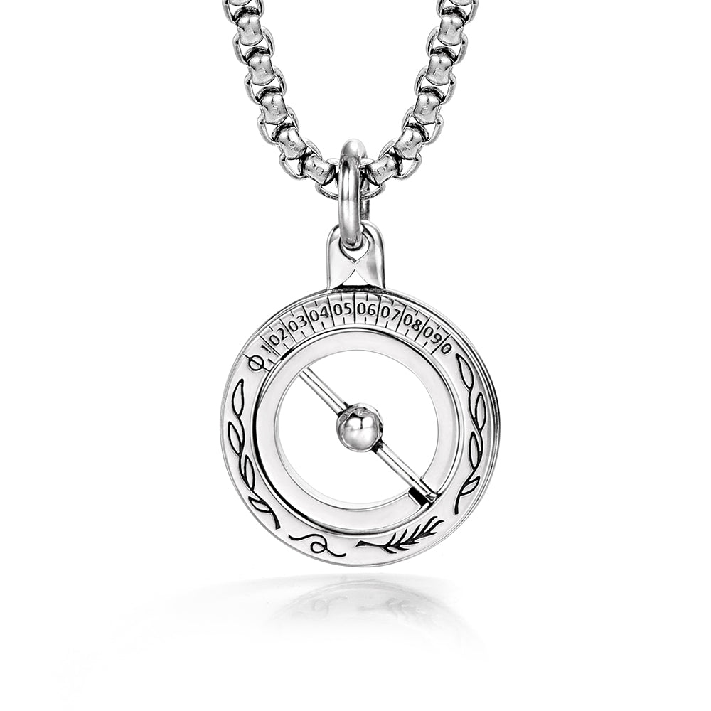 Sterling Silver Astronomical Ball Rotating Pendants