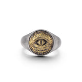 Vintage Devil's Eye Signet Ring