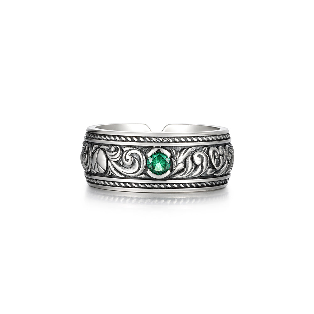 Vintage Hedera Sovereign Ring Band