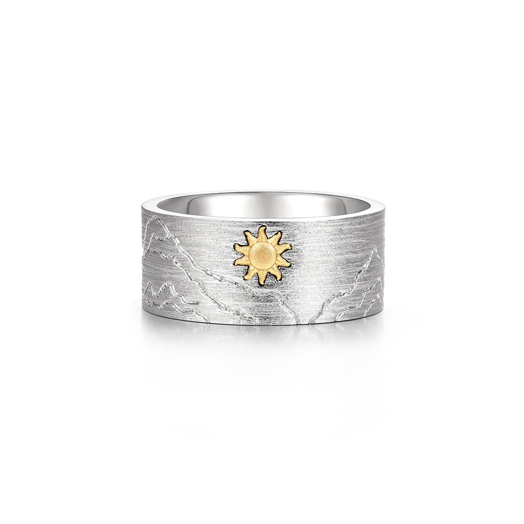 Alpine Sol Brushed Ring Band