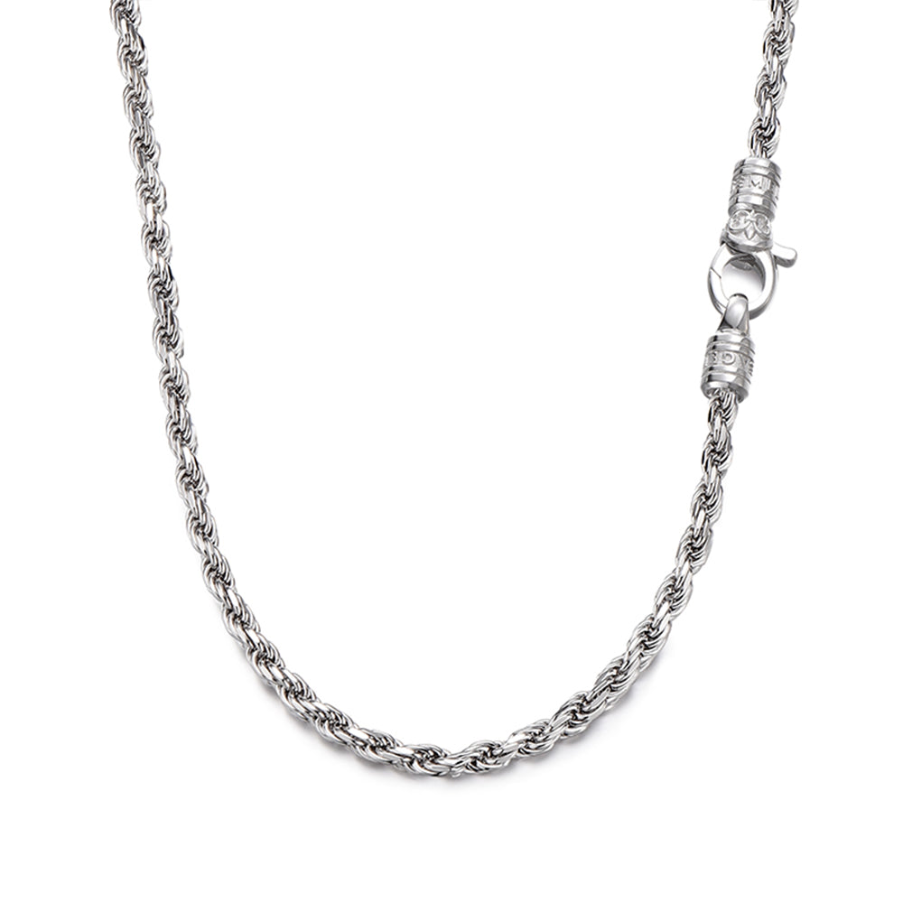 Fleur De Lis Iris Rope Chain