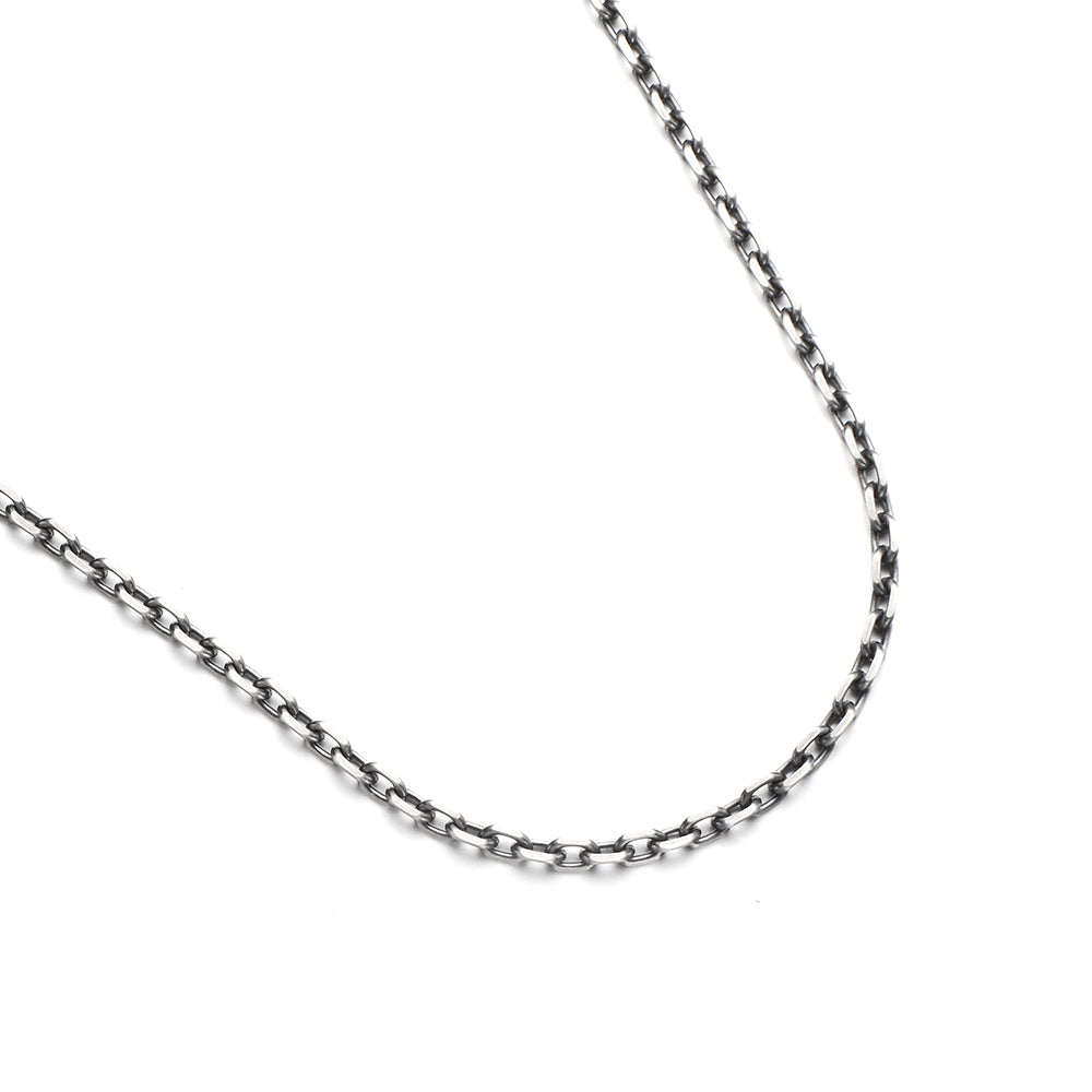 3.5mm Vintage Cable Link Chain Necklace