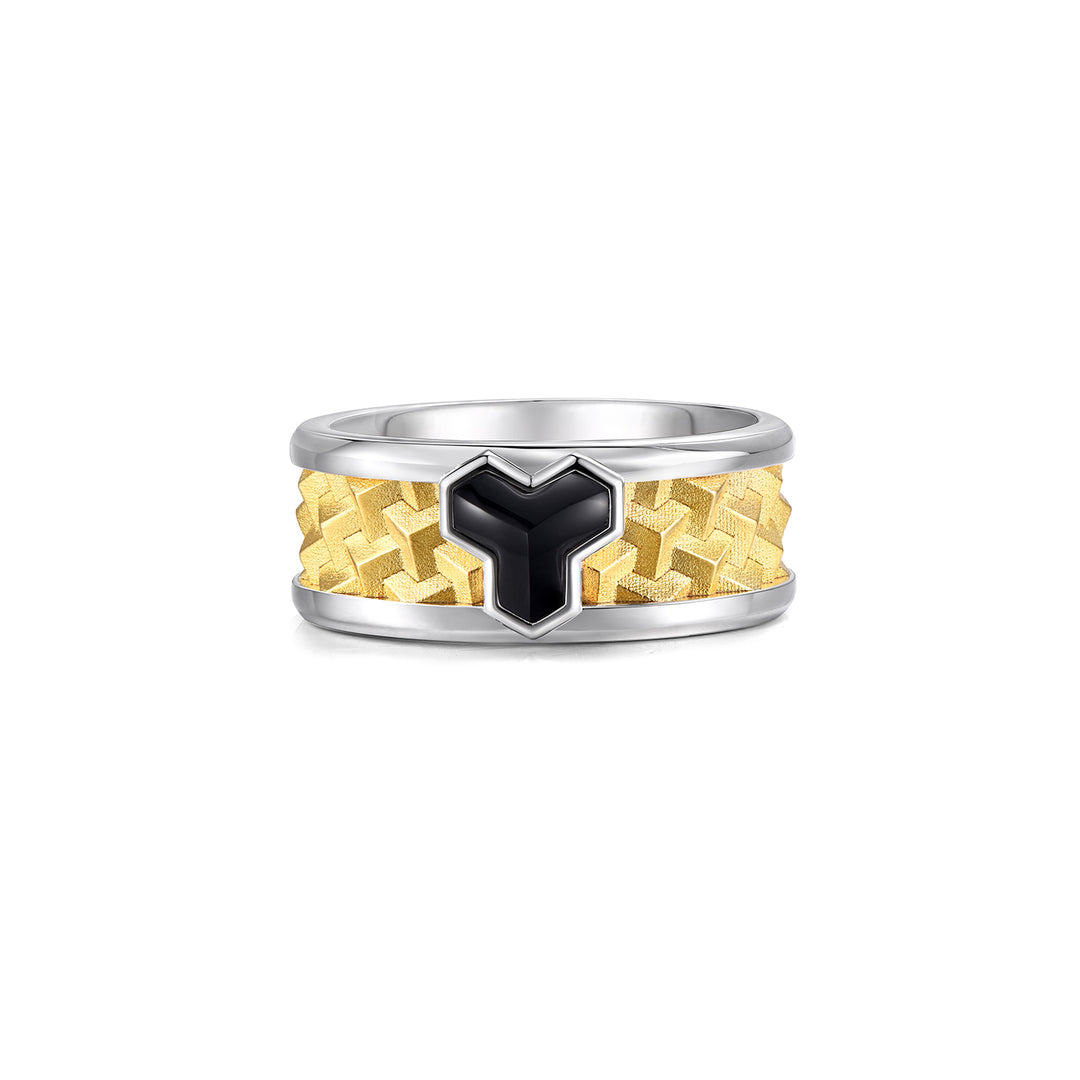 Black Badge Golden Armor Ring