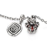 Rose Crown Necklace Pendants