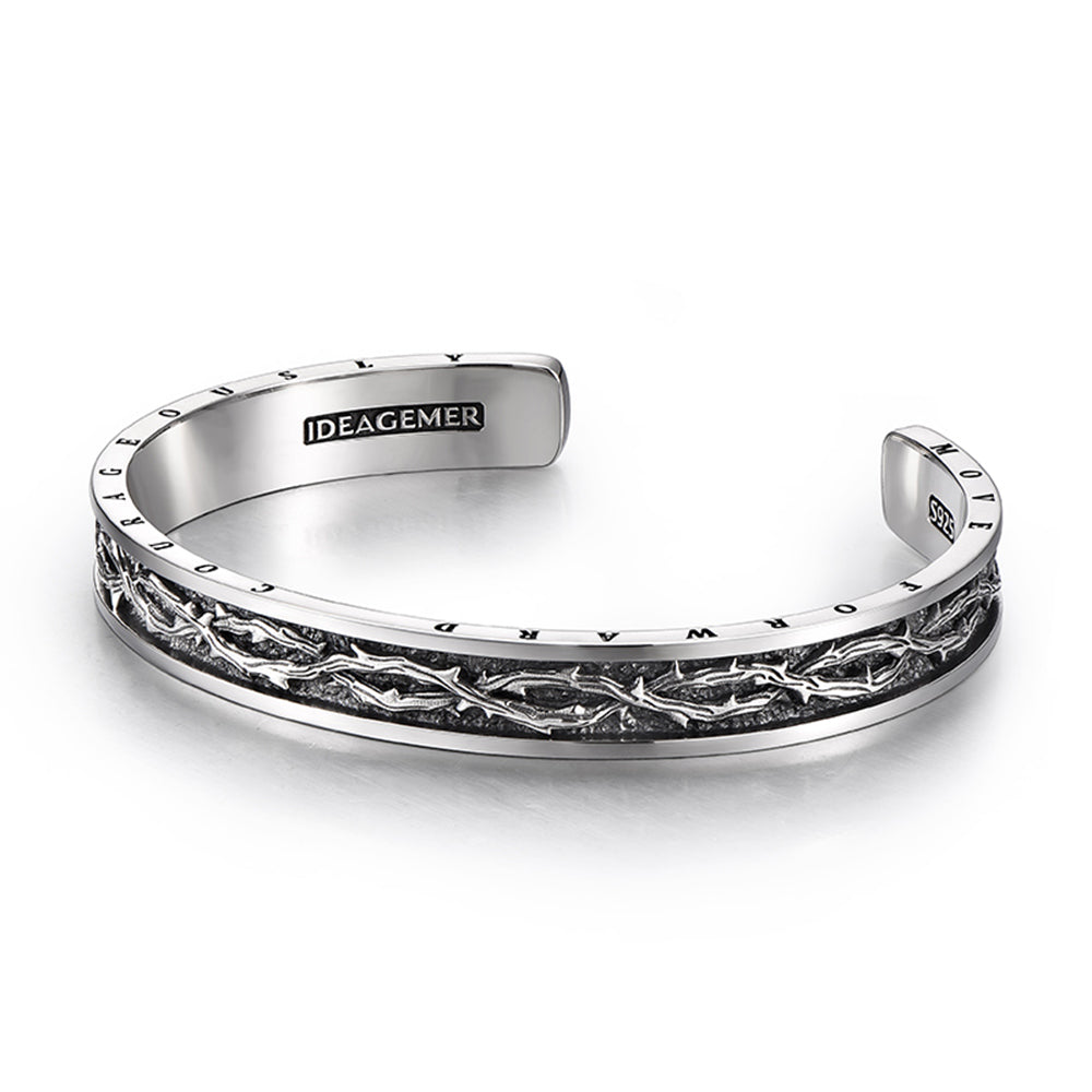 Vintage Thorn Bangle Bracelet