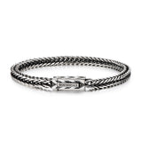 Sterling Silver Vintage Horse Whip Braided Bracelets