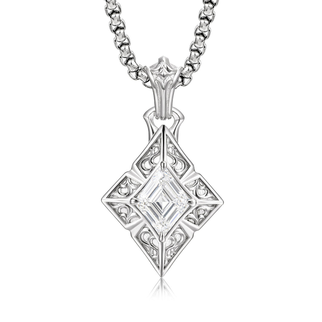 Lozenge Diamond Suit Pendant