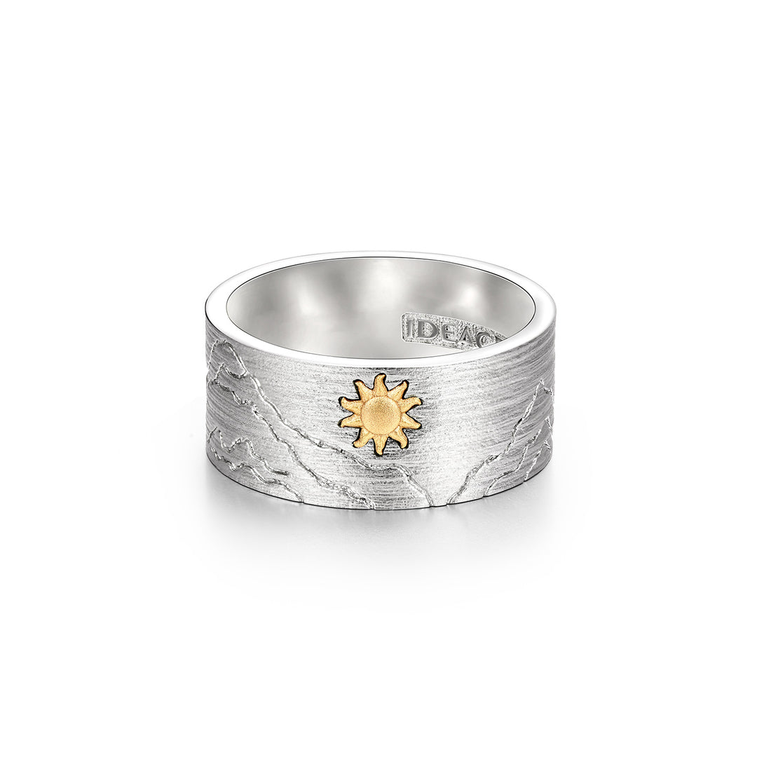 Alpine Sol Brushed Ring Band