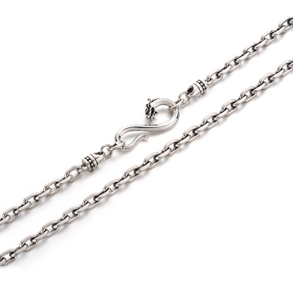 Vintage Infinity Dragon Rolo Link Chain