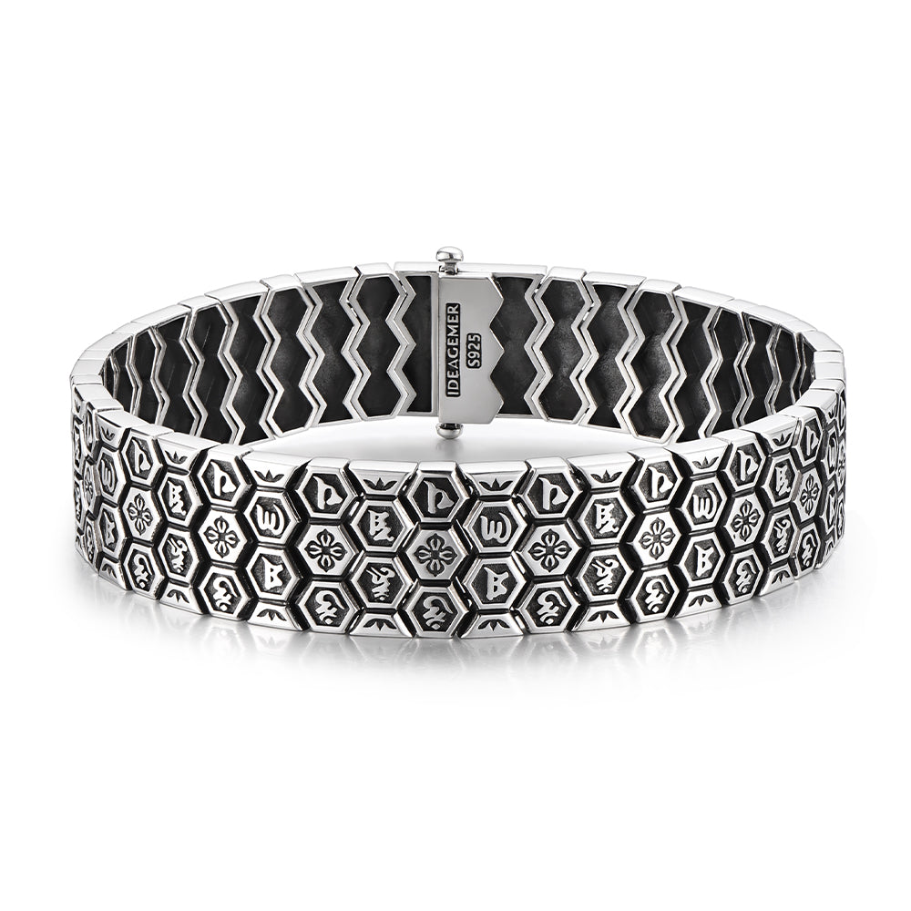 Vintage Runic Hive Bracelet