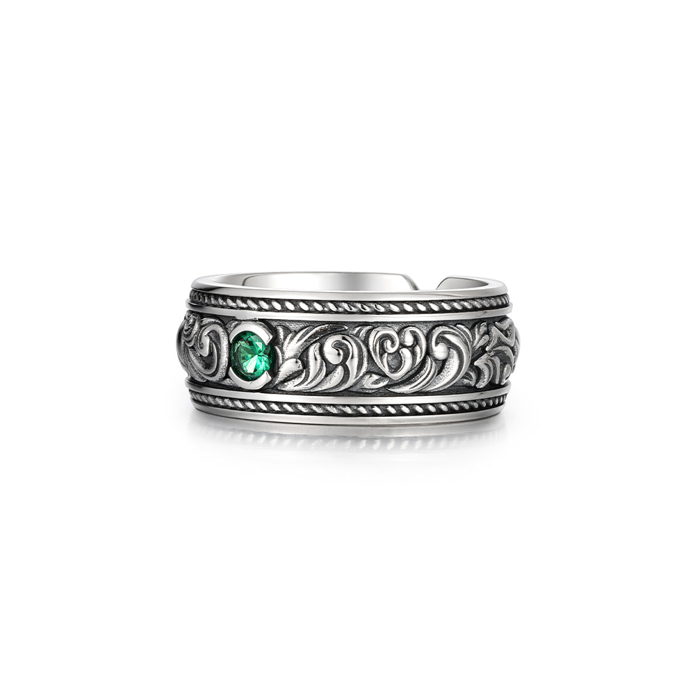 Vintage Hedera Sovereign Ring Band