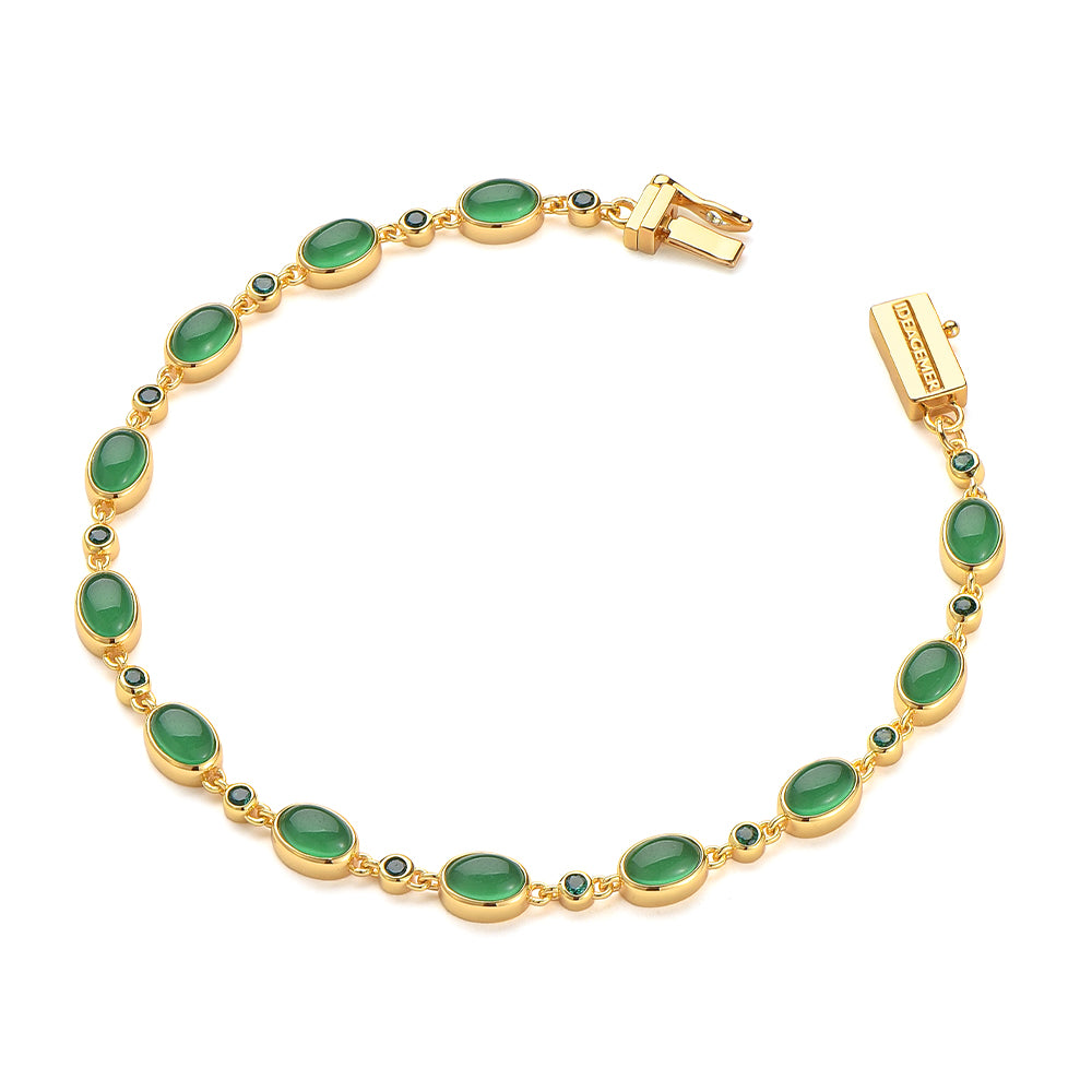 Golden Time Jade Bracelet