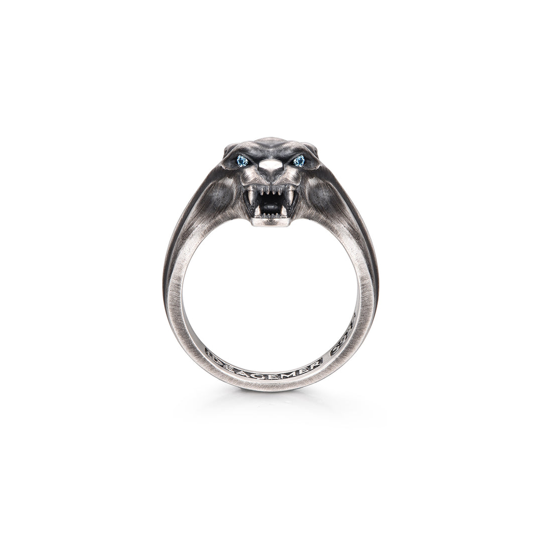 Vintage Roaring Panther Ring