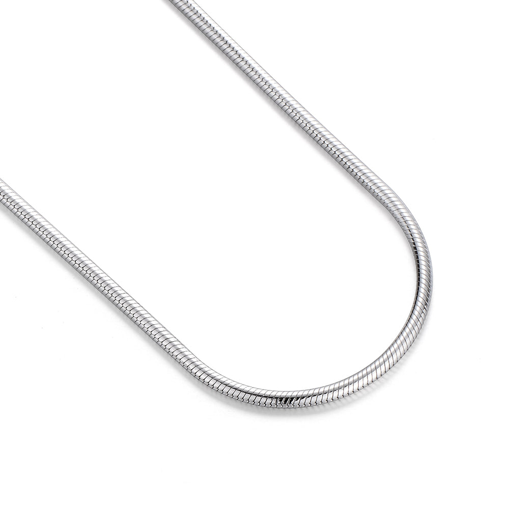 2.5mm Snake Bone Chain Necklace