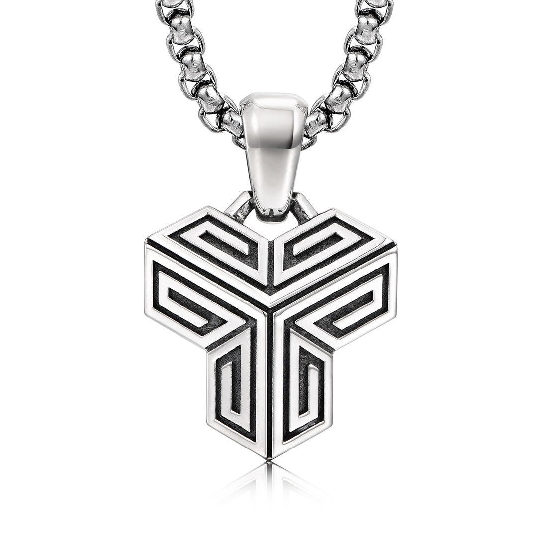 Shan Wen Stripe Armor Pendant